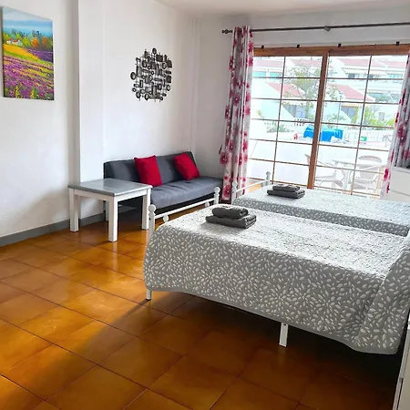Garden City Costa Adeje Studio Sunny Balcony Heated Pool Near Beach דירה *