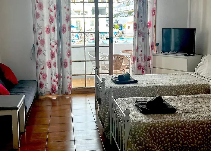 Апартаменты Garden City Costa Adeje Studio Sunny Balcony Heated Pool Near Beach Плая-де-лас-Америкас