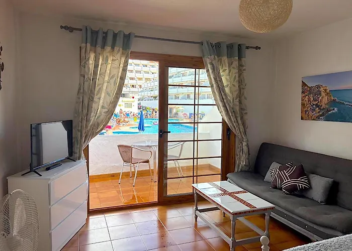 Garden City Costa Adeje Studio Sunny Balcony Heated Pool Near Beach Плая-де-лас-Америкас