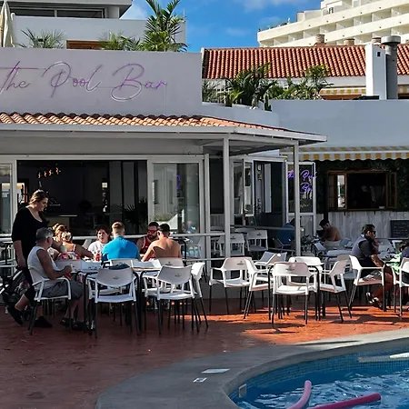 Garden City Costa Adeje Studio Sunny Balcony Heated Pool Near Beach Appartement *