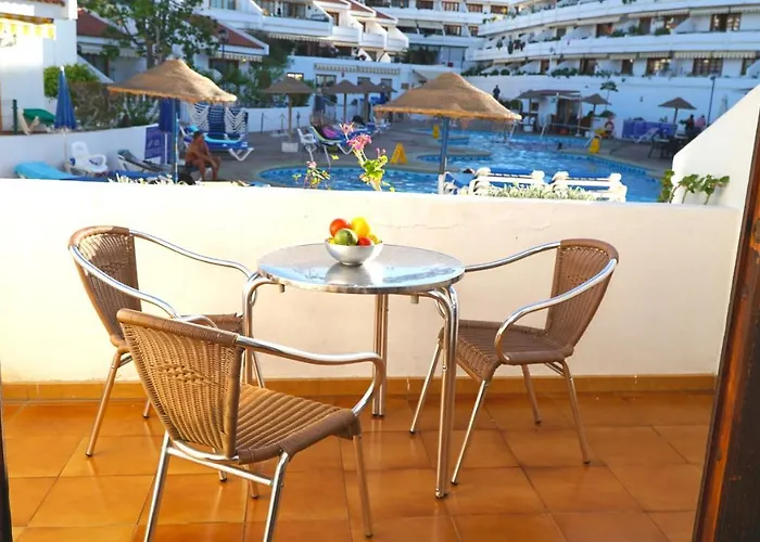 Garden City Costa Adeje Studio Sunny Balcony Heated Pool Near Beach *