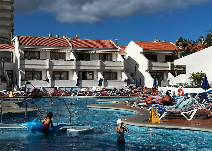 Appartement Garden City Costa Adeje Studio Sunny Balcony Heated Pool Near Beach *